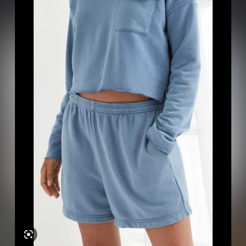 Sunday Soft Cropped Crew Sweatshirt and Soft Retro Gym Short